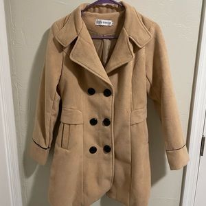 Shein Short tan coat size M